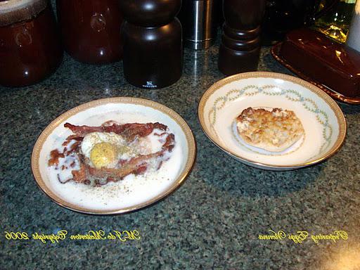 I had published my recipe for the unusual breakfast offering on Elegant