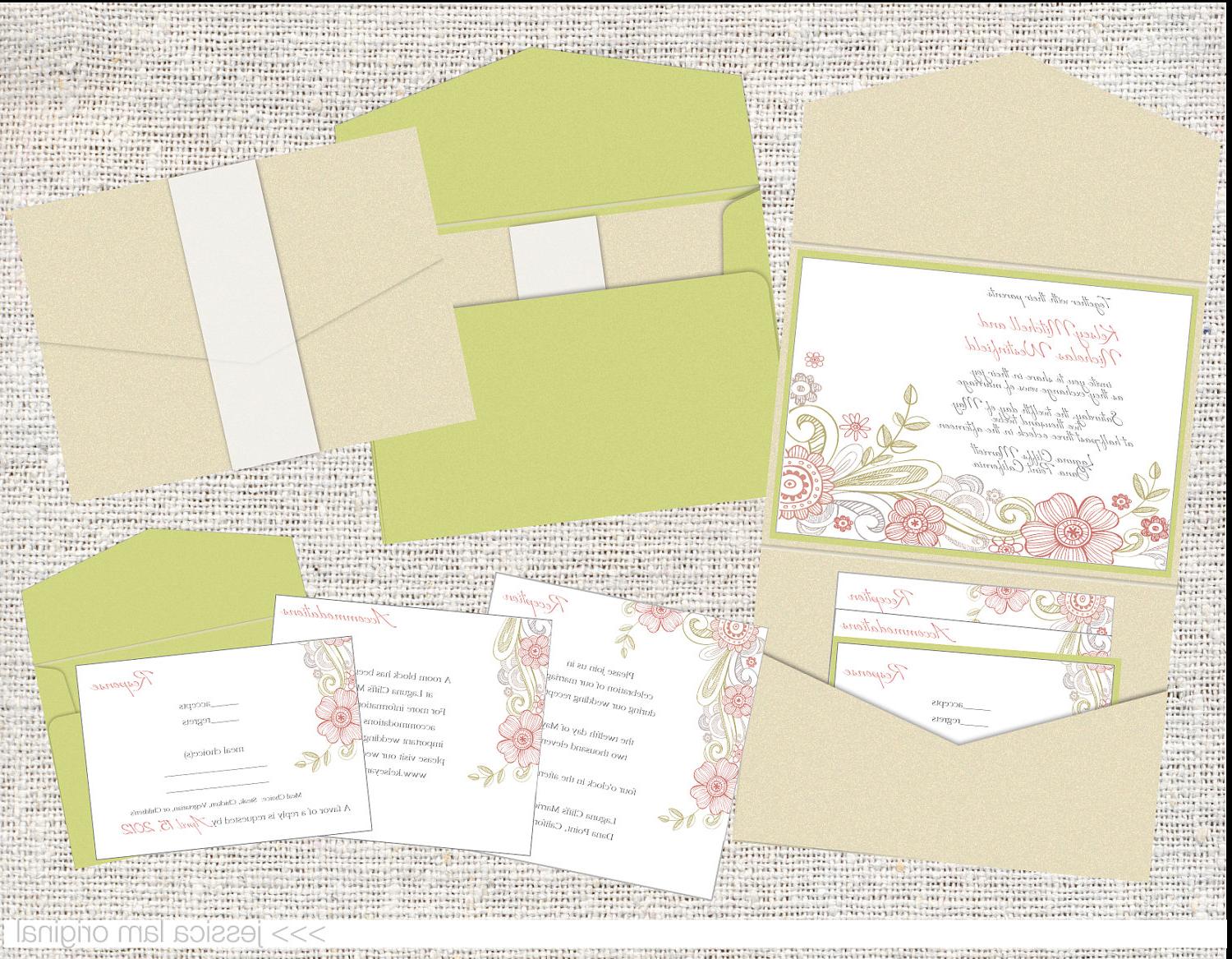 Pocketfold Wedding Invitation