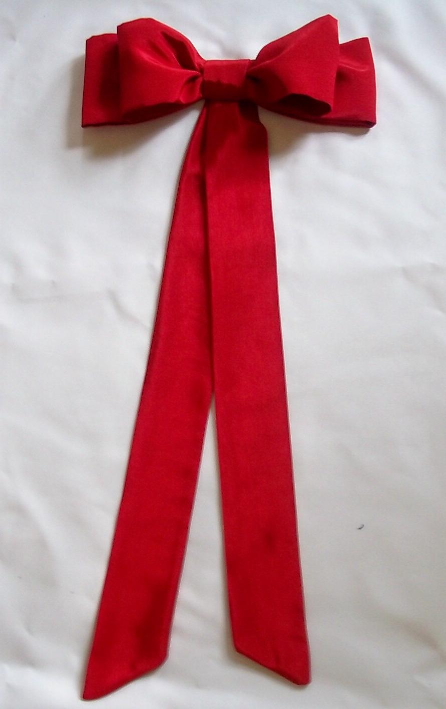 Wedding Red Pew Bows,
