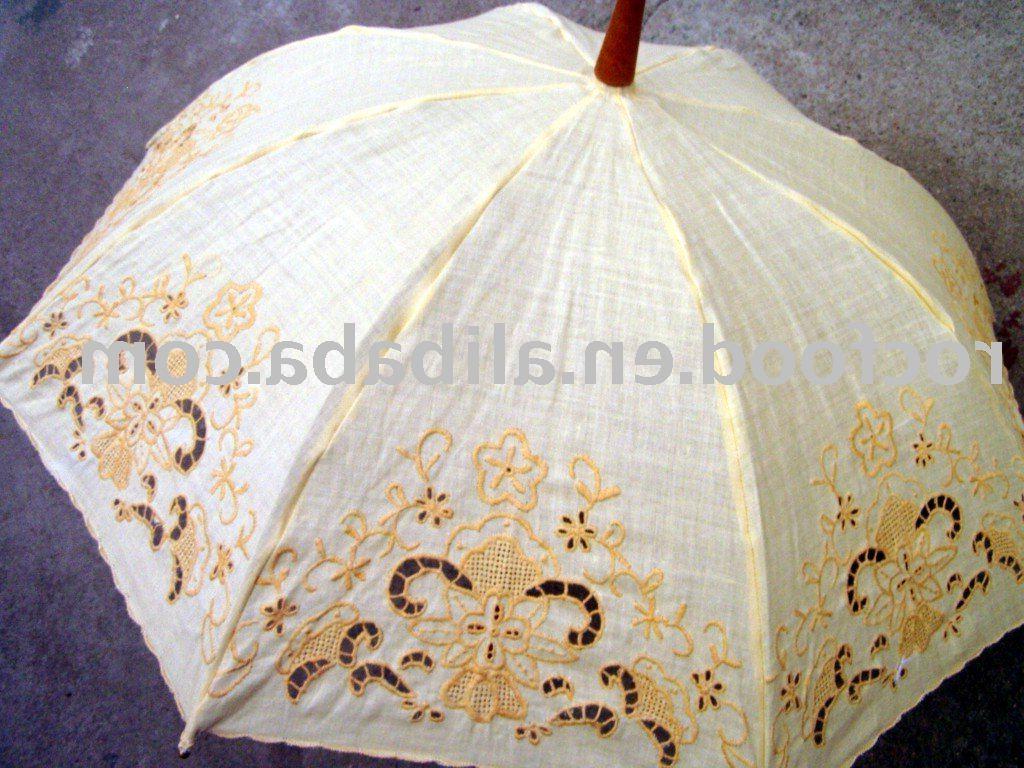 lace wedding parasol craft