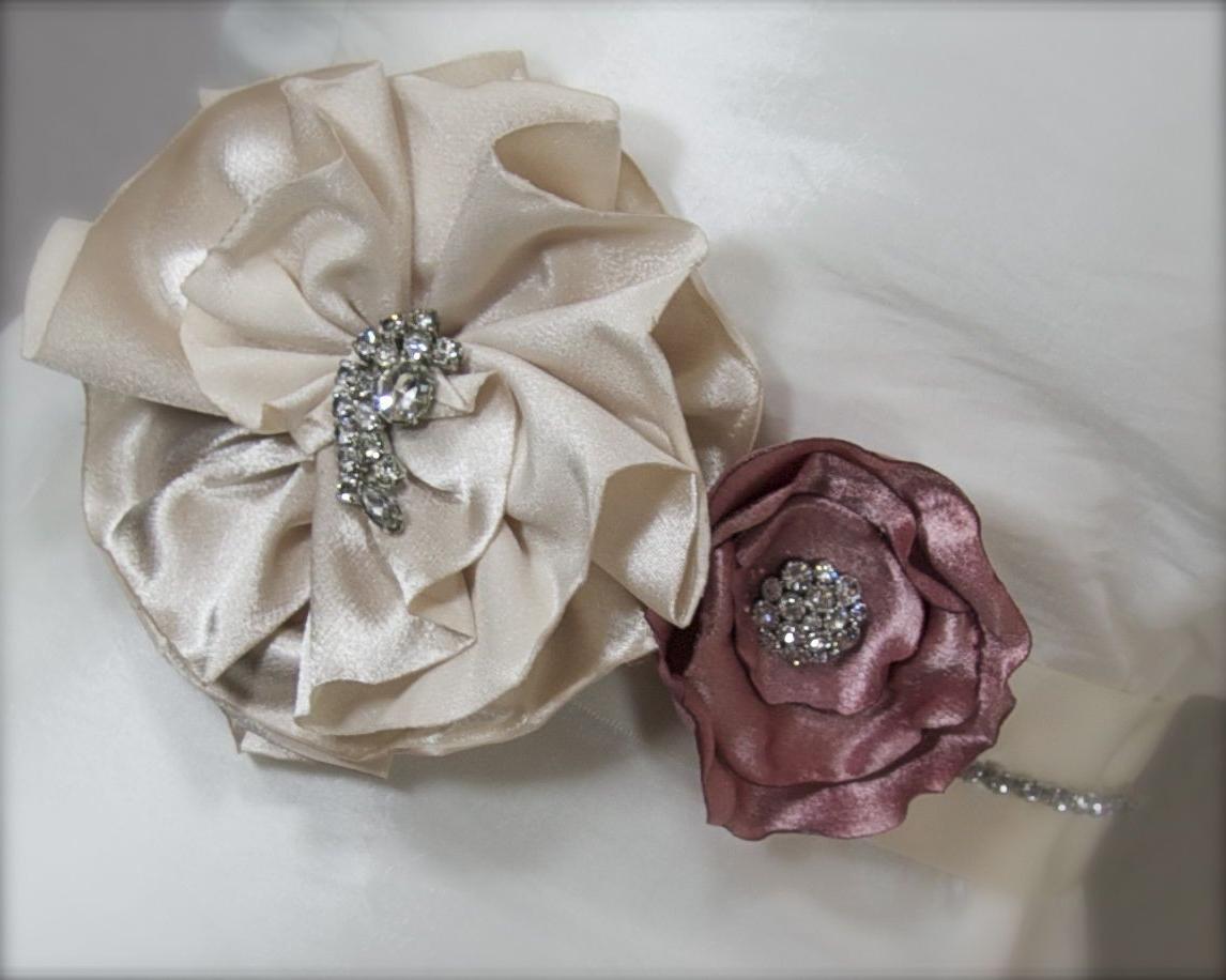 Bridal Dress Sash, Vintage