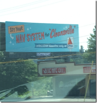 Cleansville Billboard in Durham