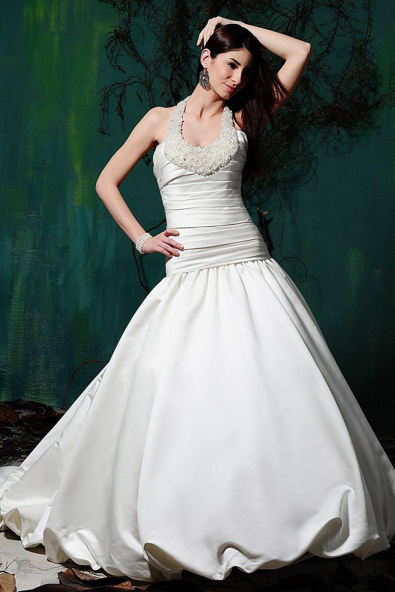 black and white wedding dress