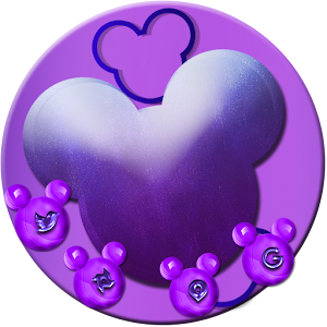 Download cute purple micky theme purple wallpaper For PC Windows and Mac