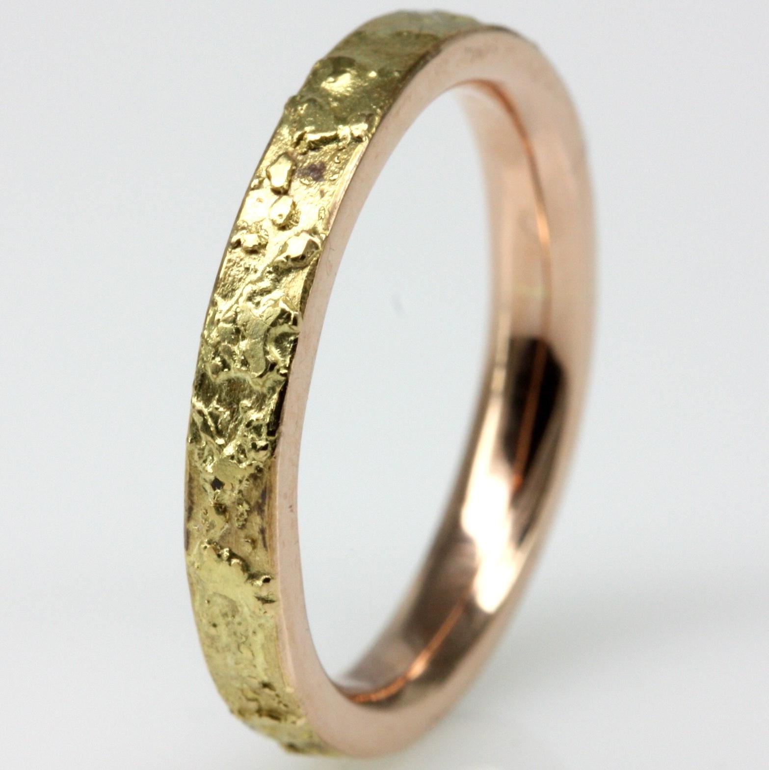 Red Gold, Yellow Gold Textured