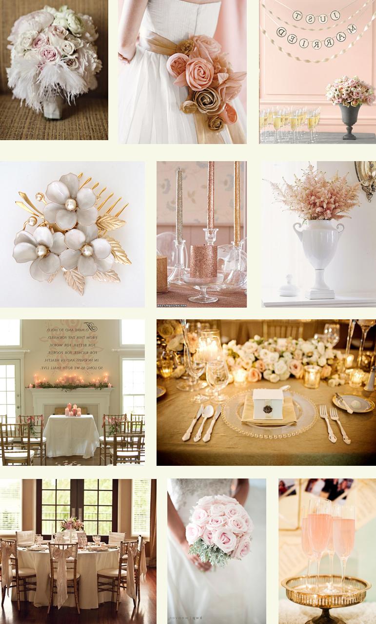 pink inspired winter wedding