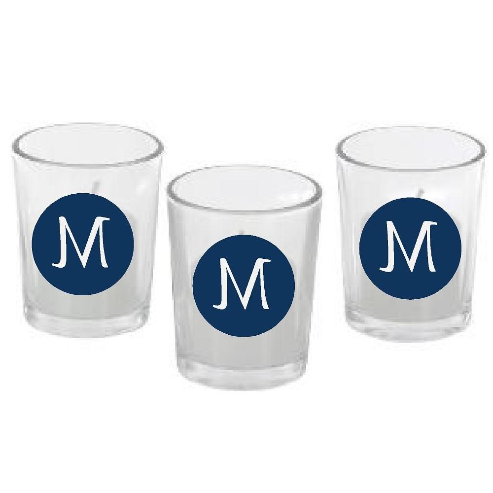 Wedding Decoration Personalized Sticker Decal Votive Candle Holder Circle