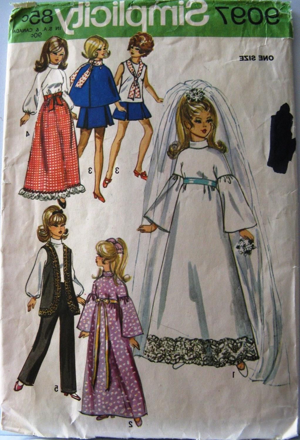 barbie wedding dress pattern