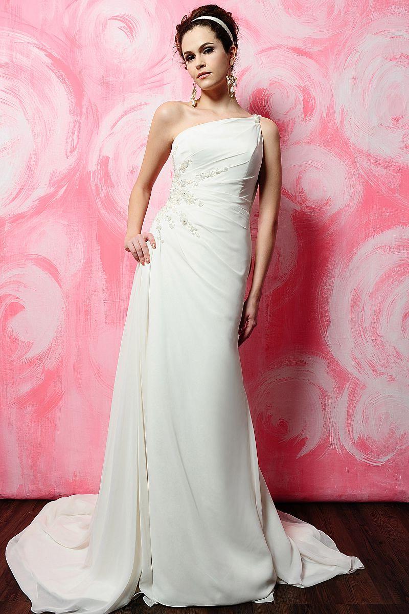 Eden Bridals One Shoulder Luxe