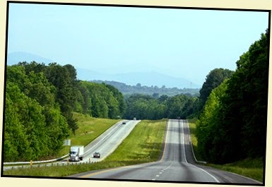 03a - hazy but beautiful ride into the mountains