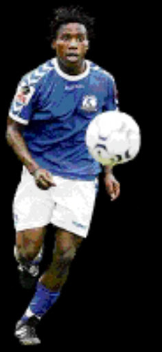 Bay United's striker Luntu Mazana. 16/10/2005. © Gallo Images