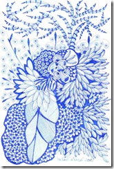 384 Zentangle Leaves