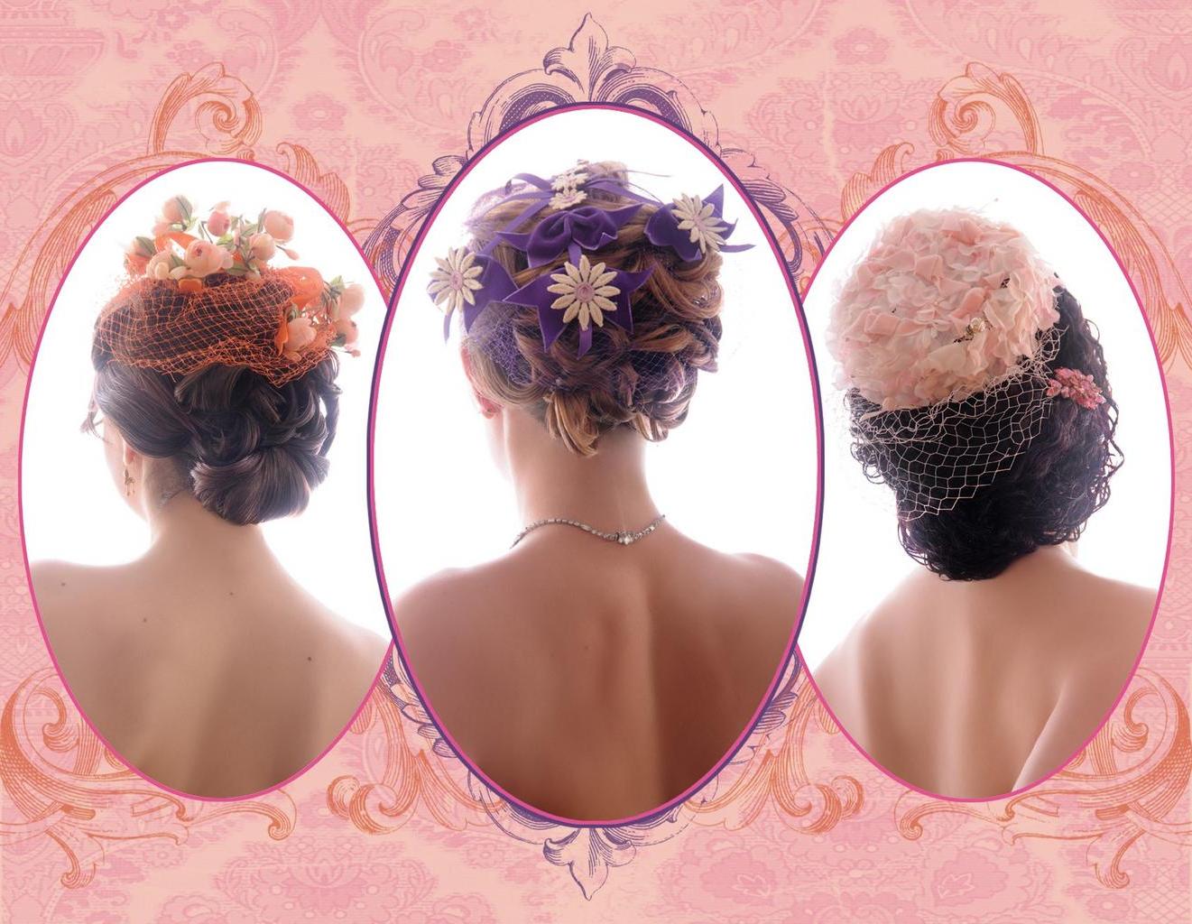 vintage veils and hairstyles