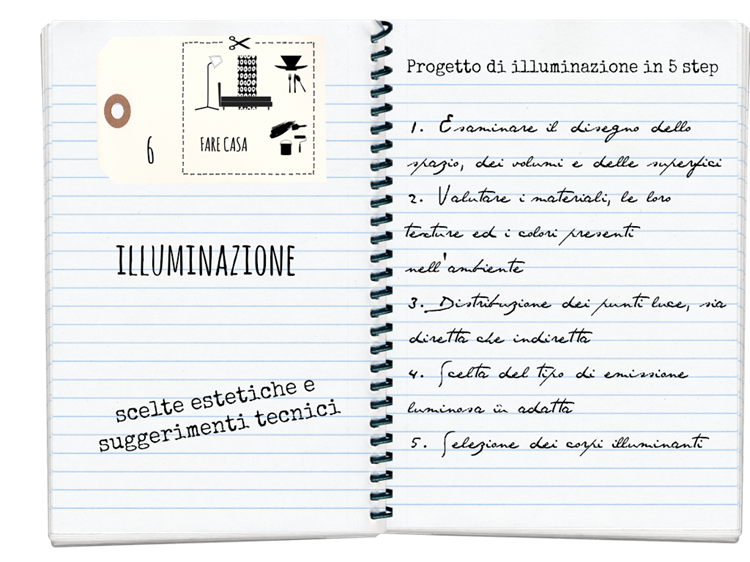 6- ILLUMINAZIONE - scelte estetiche e suggerimenti tecnici