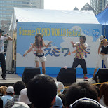 summer cosmo world festival in Yokohama, Tokyo, Japan
