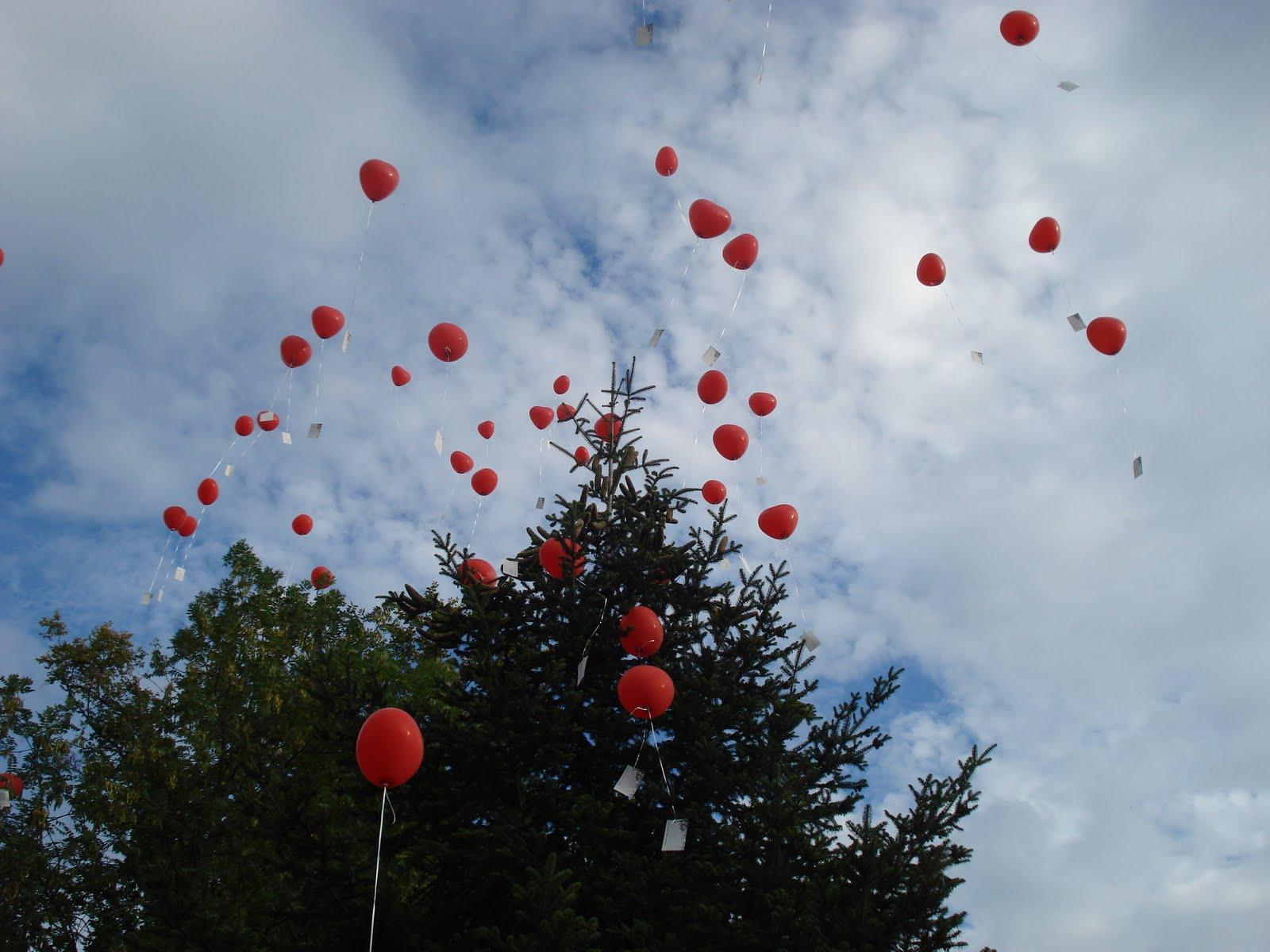 red love balloons paris