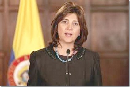 Canciller Carolina Barco