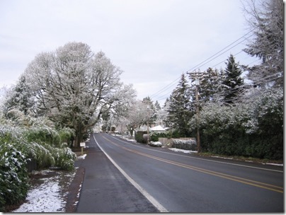 IMG_5357 Snow in Milwaukie, Oregon on January 25, 2009