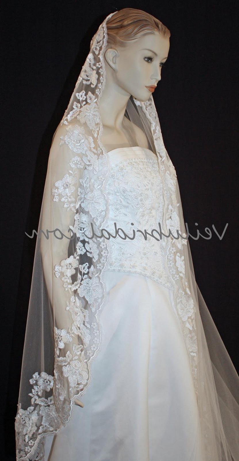 Mantilla Wedding Veils - Lace