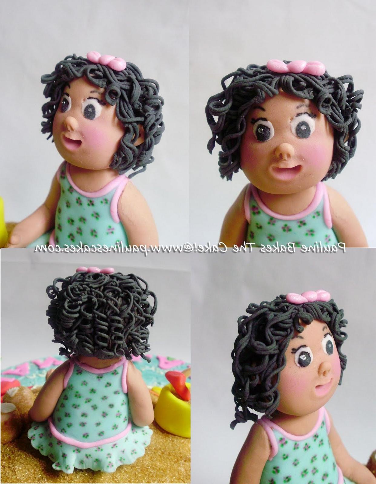 The cake topper : Curly