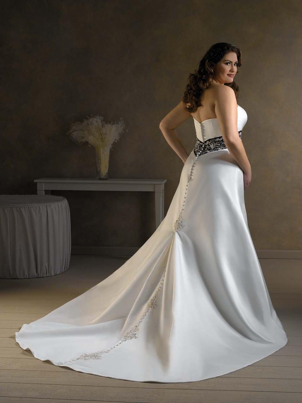 gown with a fit and flare