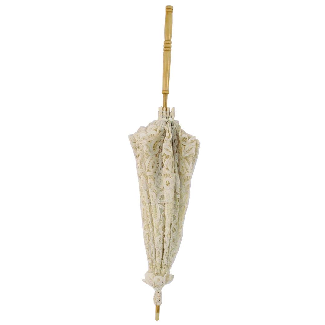 Emma Lace Parasol Ivory