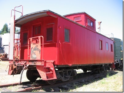 IMG_8016 Spokane, Portland & Seattle Railway Caboose #701 at the Columbia Gorge Interpretive Center Museum in Stevenson, Washington on July 3, 2009