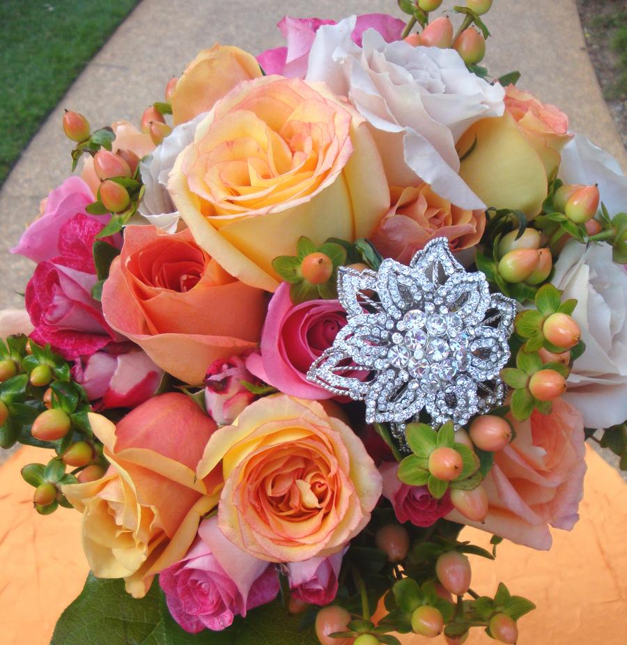 A Gorgeous Bridal Bouquet With