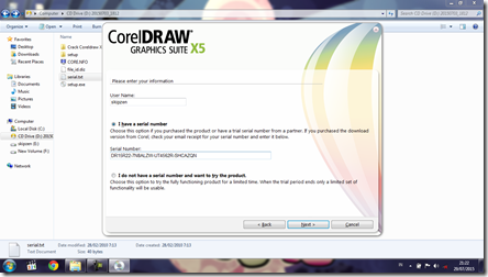 Install CorelDRAW Graphics Suite X5 - 6