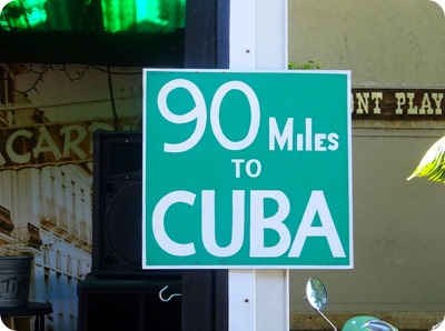 90 miles to Cuba