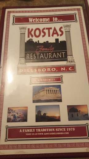 Family Restaurant «Kostas Family Restaurant», reviews and photos, 489 Haywood Rd, Sylva, NC 28779, USA