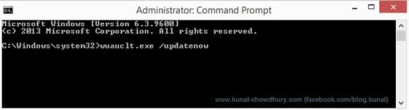 Execute force update (www.kunal-chowdhury.com)