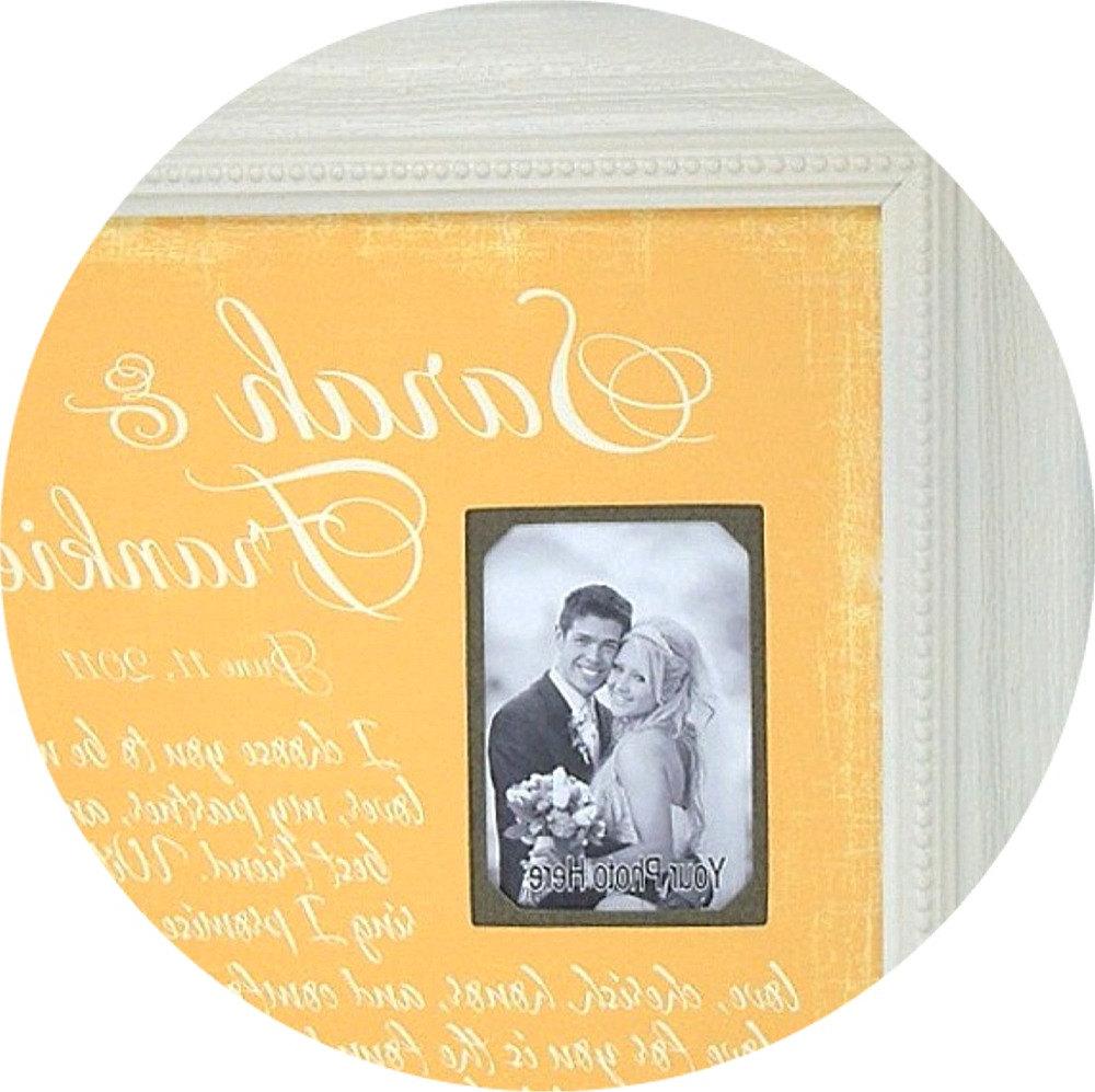 Picture Frame CUSTOM WEDDING GIFT 16 X 16 Personalized Picture Frame,