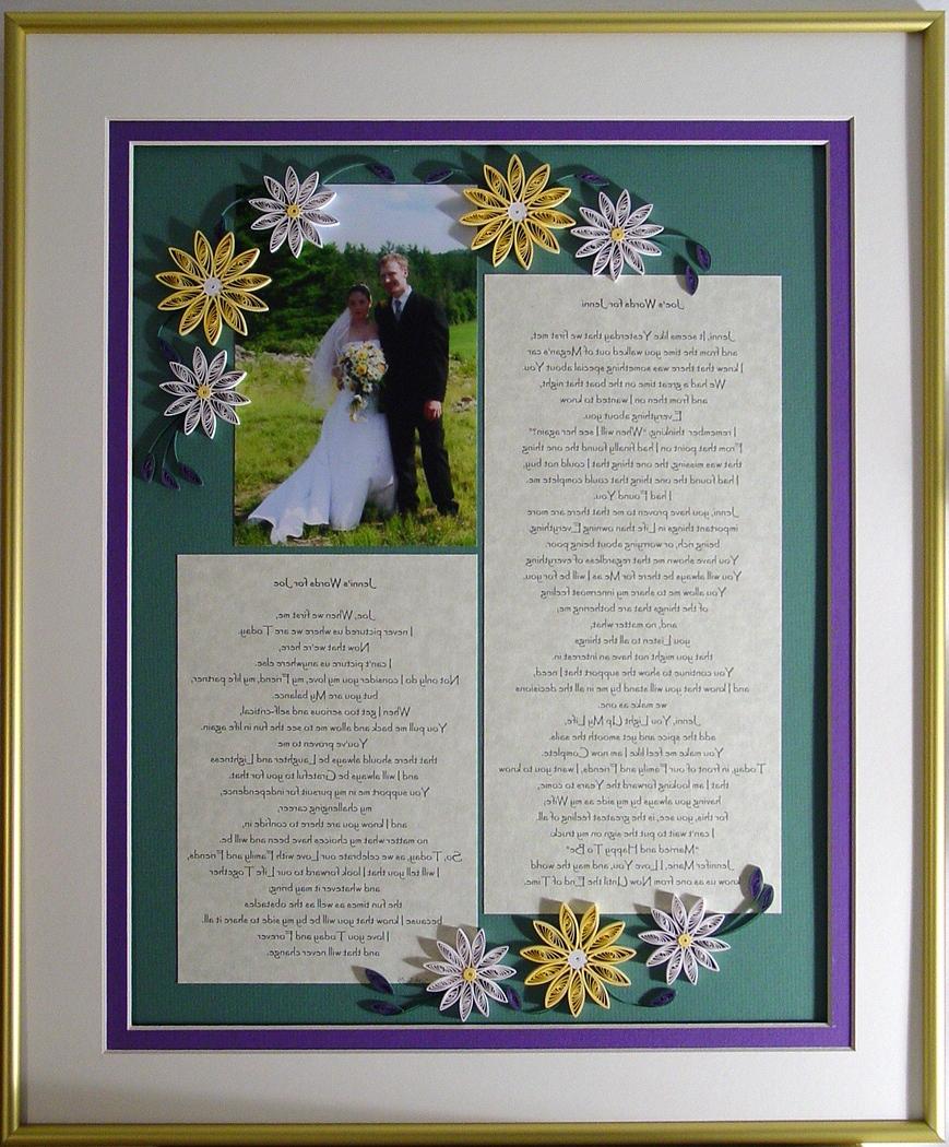 Wedding Picture & Vows