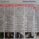 Voila! There are your TV listings of the major channels