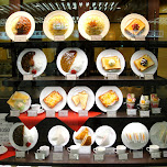 some quality dishes at Osaka station in Osaka, Japan 