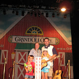 The Freys on the stage in the Ryman Auditorium in Nashville TN 09042011b