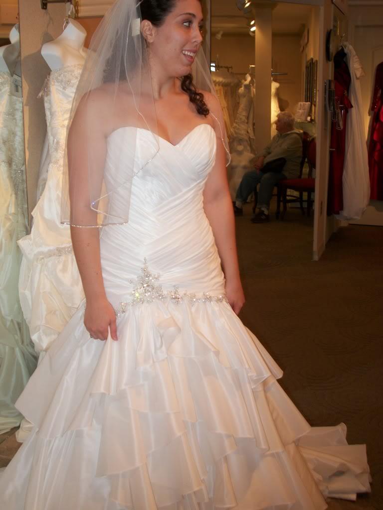This is me in my wedding dress