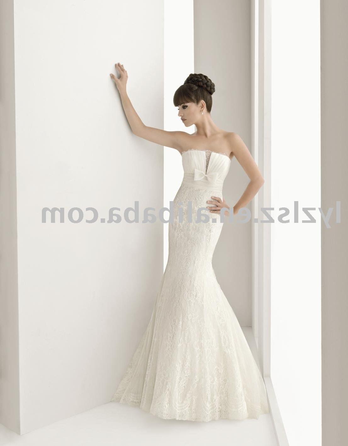 2011 NEW STYLE HY2361 exquisite lace strapless wedding gown