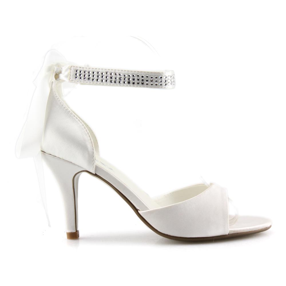 SHOEZY Fashion Ladies Ivory Wedding High Heels Shoes   eBay