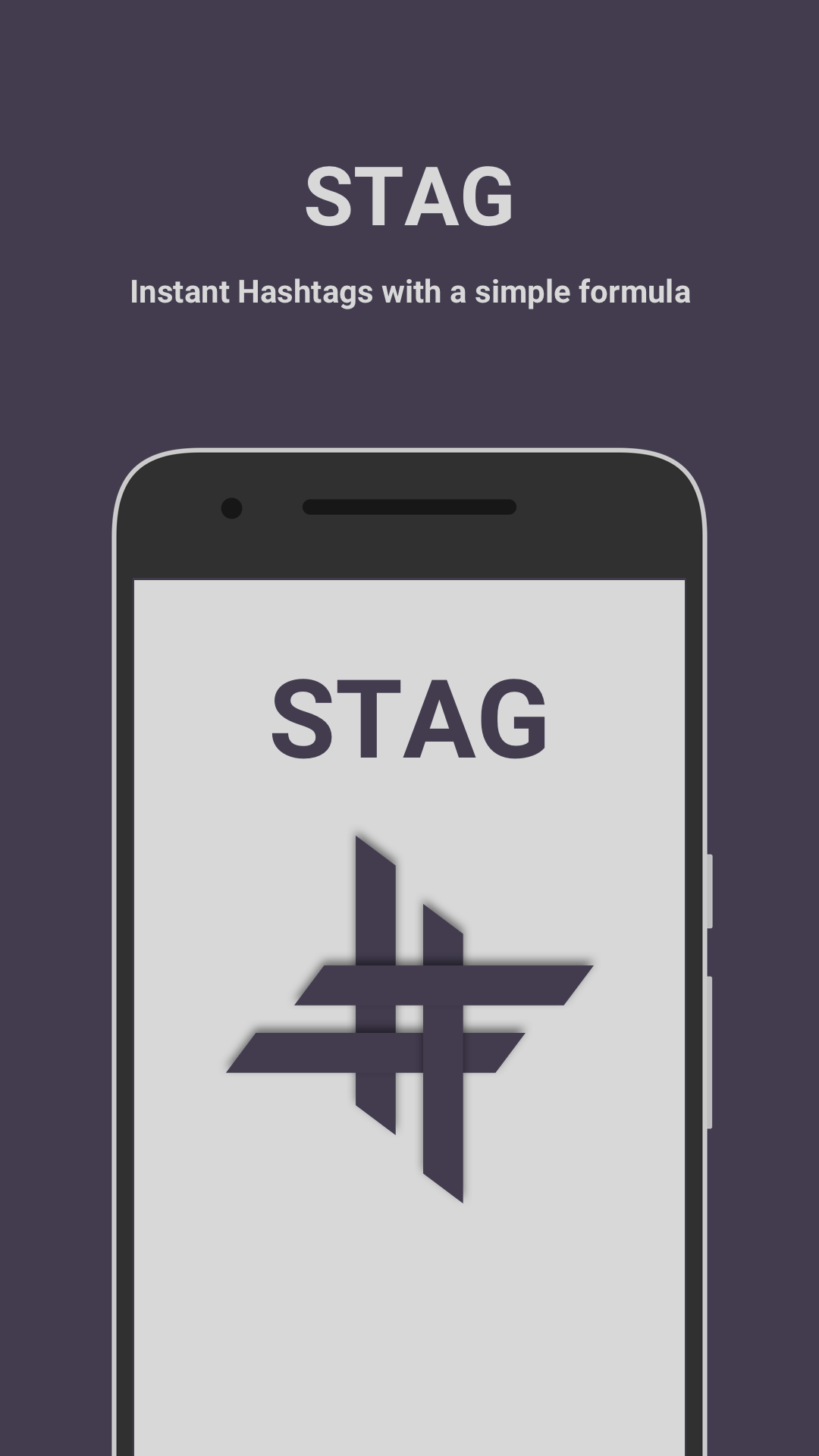 Android application Stag - Instant Hashtags screenshort