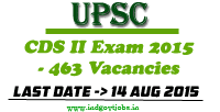 UPSC-CDS-II-Exam-2015