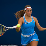 TORONTO, CANADA - AUGUST 8 :  Monica Puig in action at the  2015 Rogers Cup WTA Premier tennis tournament