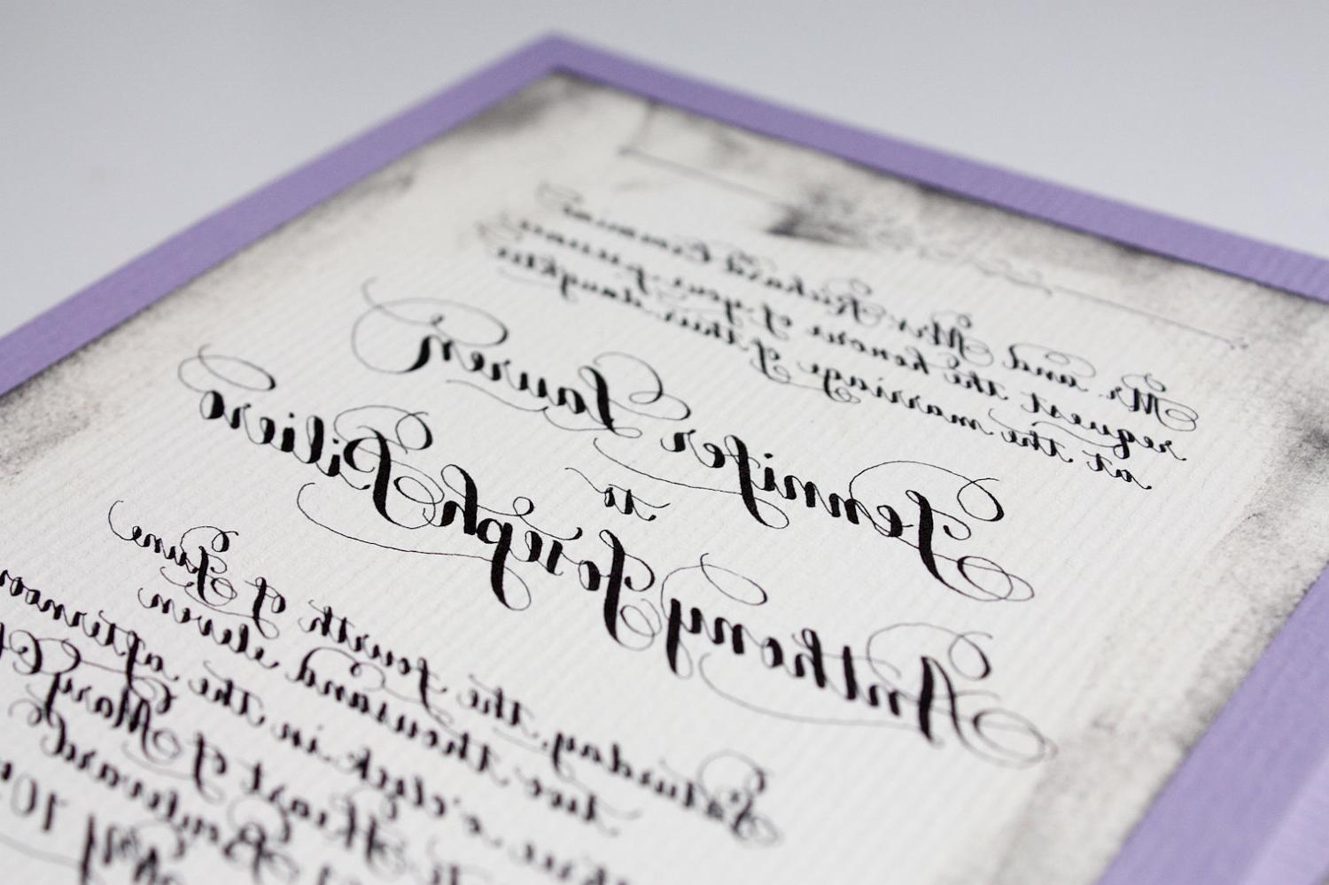 Calligraphy Vintage Wedding