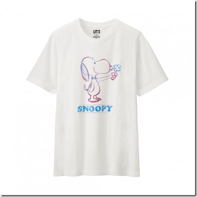 UNIQLO UT X Peanuts Movie Men Short Sleeve Graphic T-Shirt 03