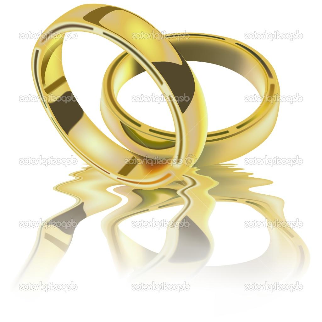 Two Wedding Rings - colored