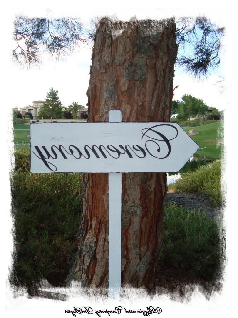 CeReMoNy SiGn - DiReCTioNaL WeDDiNg SiGnS - CLaSSiC StyLe - Custom Wedding