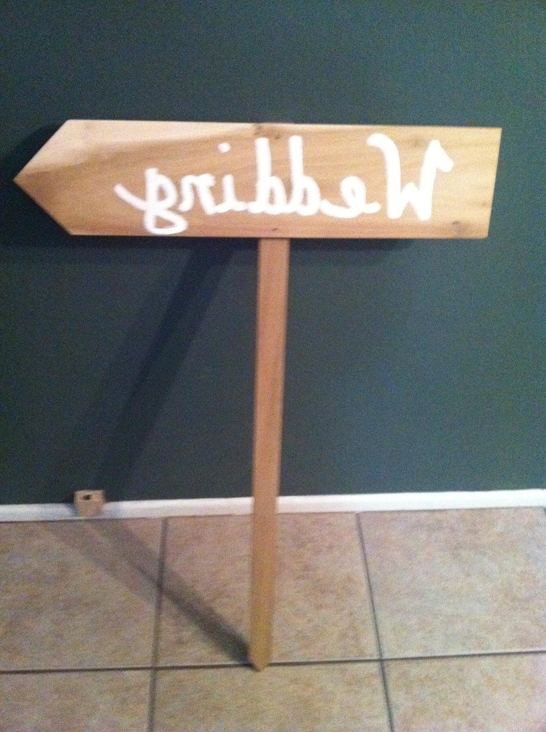 Rustic Wedding Sign.