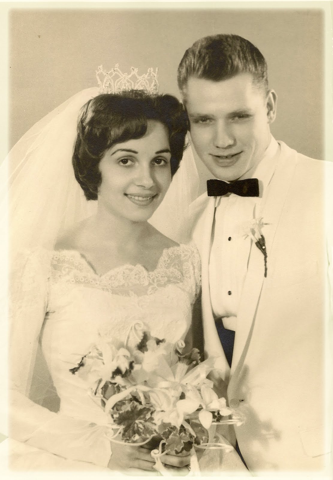 50 s style wedding tabledecor