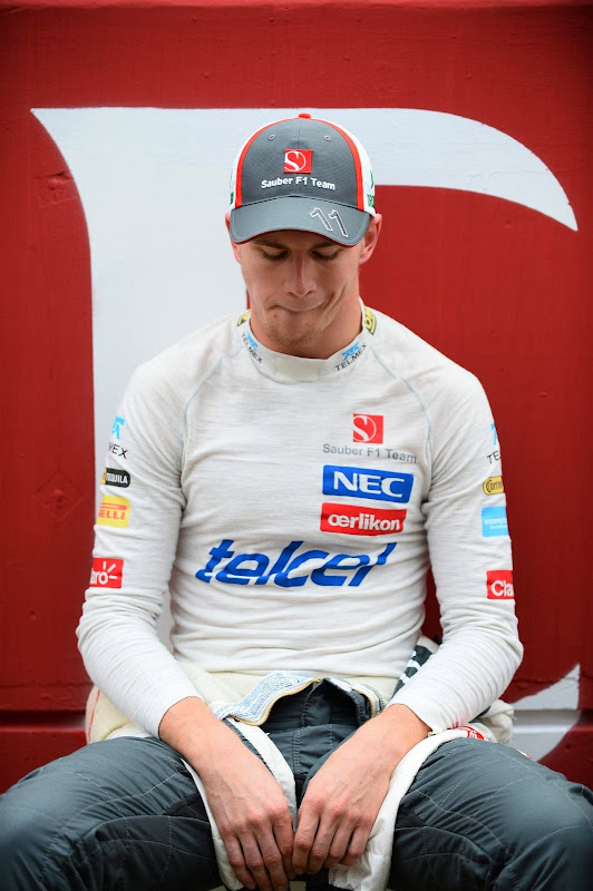 Нико Хюлькенберг концентрируется перед гонкой на Гран-при Кореи 2013